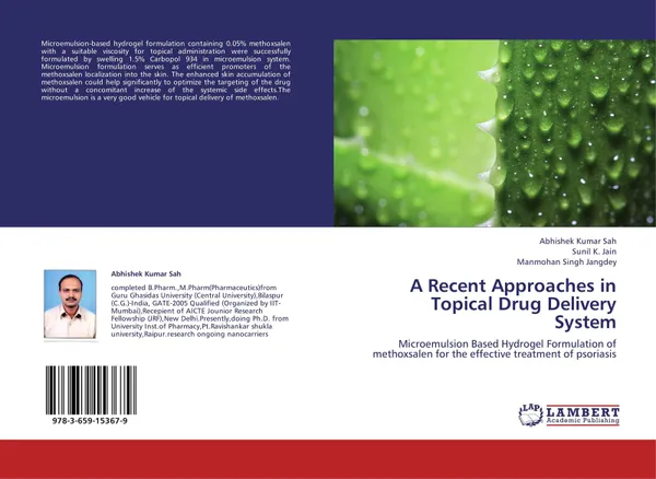 Обложка книги A Recent Approaches in Topical Drug Delivery System, Abhishek Kumar Sah,Sunil K. Jain and Manmohan Singh Jangdey