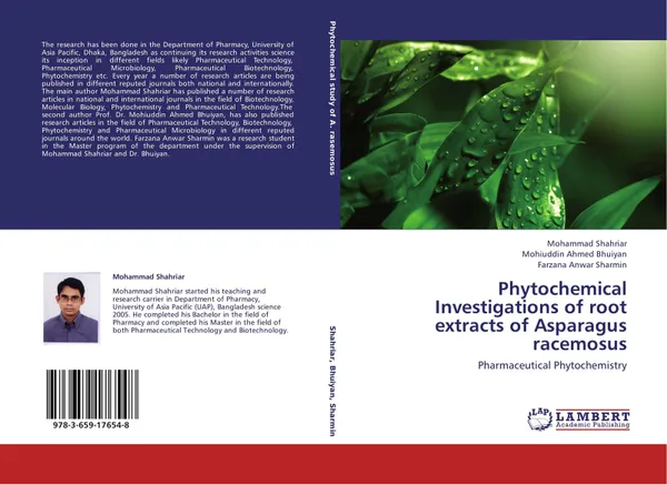 Обложка книги Phytochemical Investigations of root extracts of Asparagus racemosus, Mohammad Shahriar,Mohiuddin Ahmed Bhuiyan and Farzana Anwar Sharmin