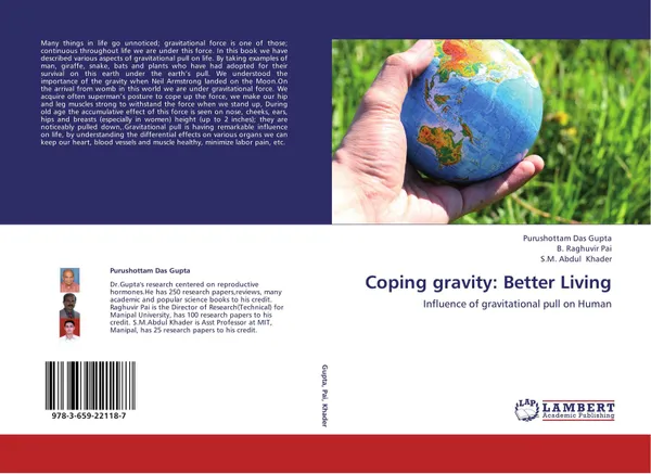 Обложка книги Coping gravity: Better Living, Purushottam Das Gupta,B. Raghuvir Pai and S.M. Abdul Khader