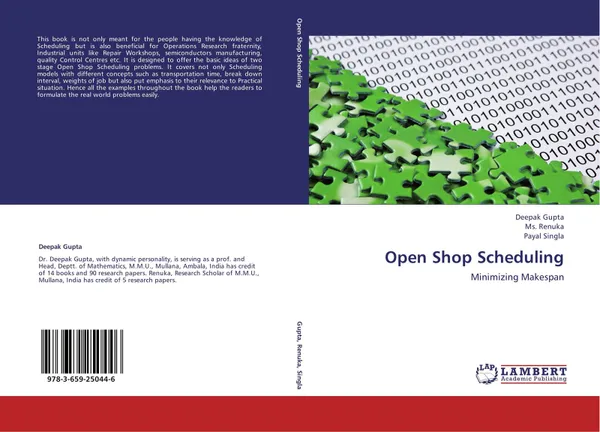 Обложка книги Open Shop Scheduling, Deepak Gupta,Ms. Renuka and Payal Singla