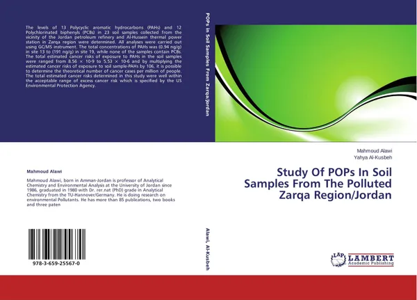 Обложка книги Study Of POPs In Soil Samples From The Polluted Zarqa Region/Jordan, Mahmoud Alawi and Yahya Al-Kusbeh