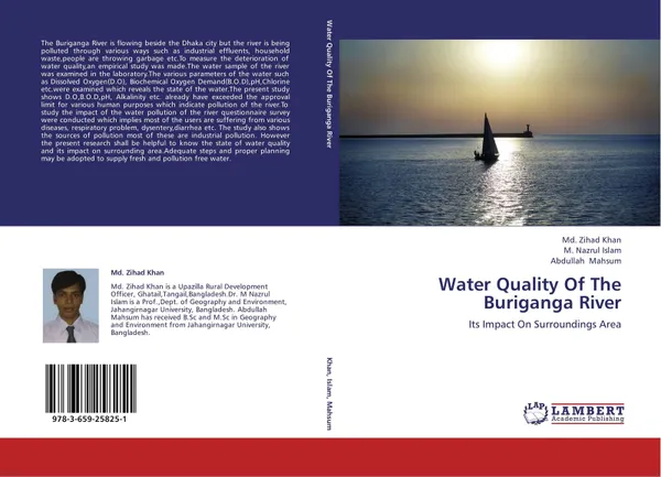 Обложка книги Water Quality Of The Buriganga River, Md. Zihad Khan,M. Nazrul Islam and Abdullah Mahsum