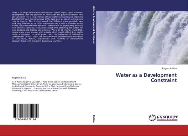 Обложка книги Water as a Development Constraint, Rogers Kaliisa