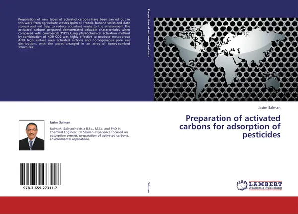 Обложка книги Preparation of activated carbons for adsorption of pesticides, Jasim Salman
