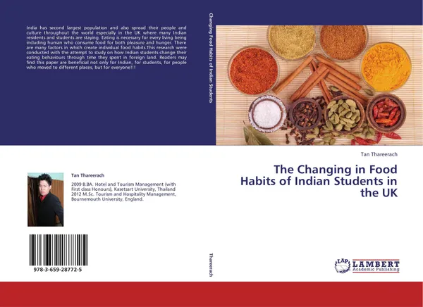 Обложка книги The Changing in Food Habits of Indian Students in the UK, Tan Thareerach