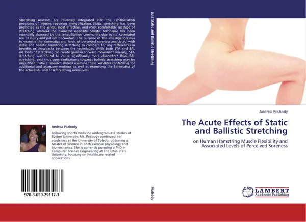 Обложка книги The Acute Effects of Static and Ballistic Stretching, Andrea Peabody