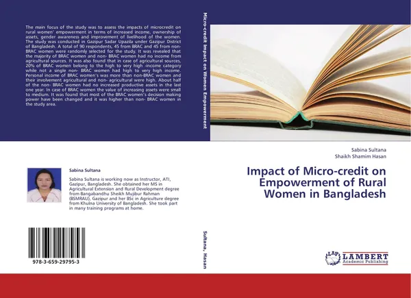 Обложка книги Impact of Micro-credit on Empowerment of Rural Women in Bangladesh, Sabina Sultana and Shaikh Shamim Hasan