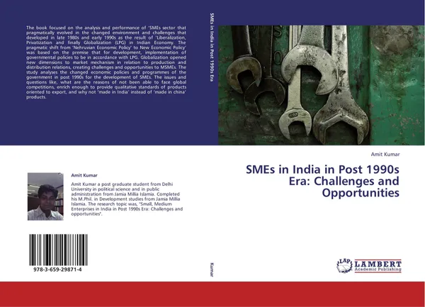 Обложка книги SMEs in India in Post 1990s Era: Challenges and Opportunities, AMIT KUMAR