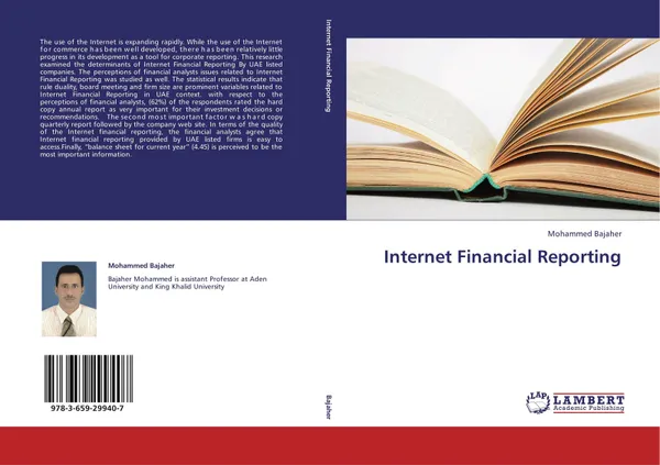 Обложка книги Internet Financial Reporting, Mohammed Bajaher