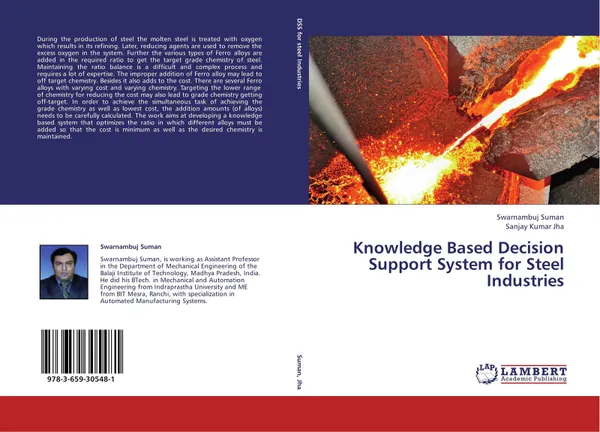 Обложка книги Knowledge Based Decision Support System for Steel Industries, Swarnambuj Suman and Sanjay Kumar Jha