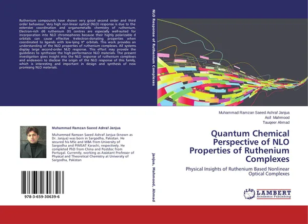 Обложка книги Quantum Chemical Perspective of NLO Properties of Ruthenium Complexes, Muhammad Ramzan Saeed Ashraf Janjua,Asif Mahmood and Tauqeer Ahmad