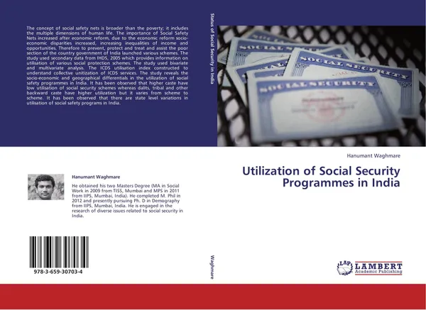 Обложка книги Utilization of Social Security Programmes in India, Hanumant Waghmare