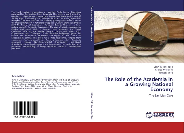 Обложка книги The Role of the Academia in a Growing National Economy, John Milimo,Moses Musonda and Davison Theo