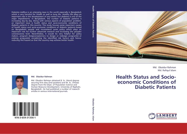Обложка книги Health Status and Socio-economic Conditions of  Diabetic Patients, Md. Obaidur Rahman and Md. Rafiqul Islam