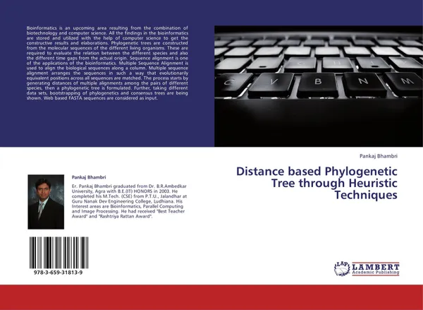 Обложка книги Distance based Phylogenetic Tree through Heuristic Techniques, Pankaj Bhambri