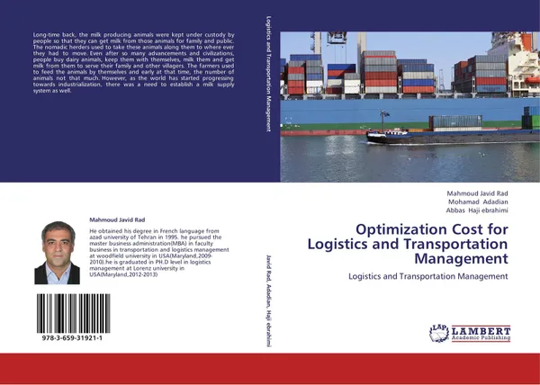 Обложка книги Optimization Cost for Logistics and Transportation Management, Mahmoud Javid Rad,Mohamad Adadian and Abbas Haji ebrahimi