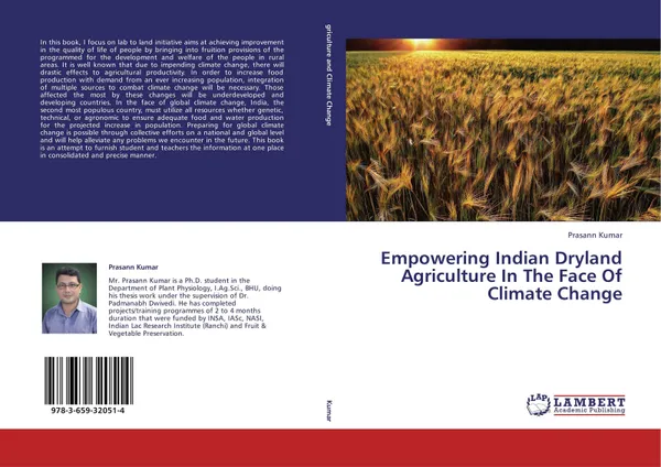 Обложка книги Empowering Indian Dryland Agriculture In The Face Of Climate Change, Prasann Kumar