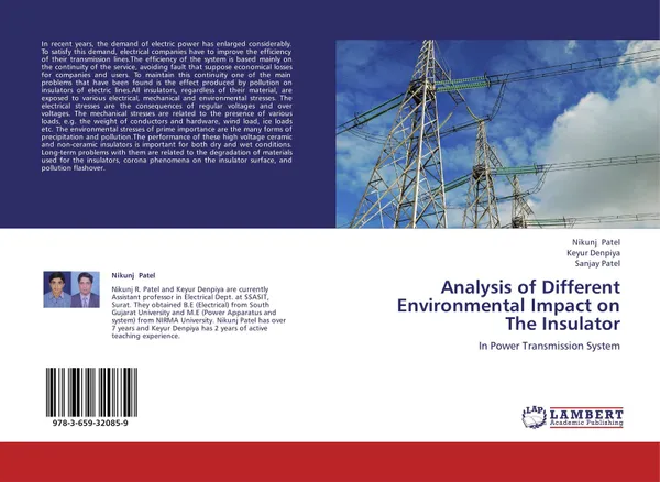 Обложка книги Analysis of Different Environmental Impact on The Insulator, Nikunj Patel,Keyur Denpiya and SANJAY PATEL