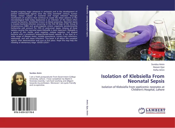 Обложка книги Isolation of Klebsiella From Neonatal Sepsis, Sundus Amin,Hassan Ejaz and Hafsa Amin