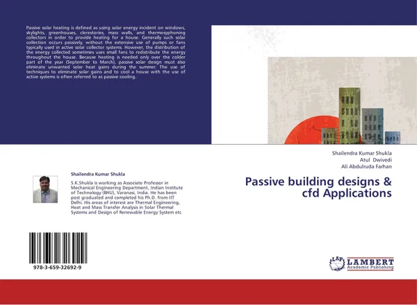 Обложка книги Passive building designs & cfd Applications, Shailendra Kumar Shukla,Atul Dwivedi and Ali Abdulruda Farhan