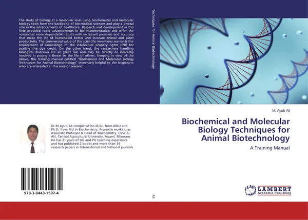 Обложка книги Biochemical and Molecular Biology Techniques for Animal Biotechnology, M. Ayub Ali