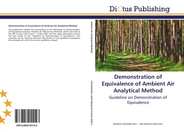 Обложка книги Demonstration of Equivalence of Ambient Air Analytical Method, European Commission European Commission and Joint Research Centre Joint Research Centre