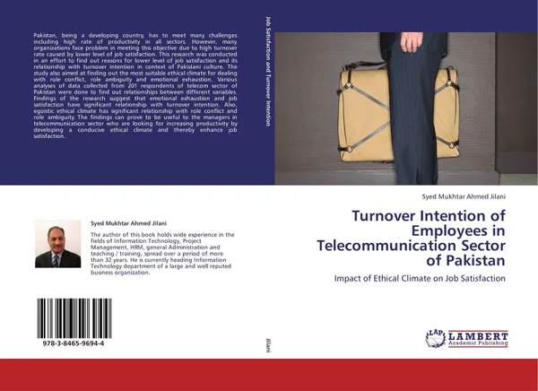 Обложка книги Turnover Intention of Employees in Telecommunication Sector of Pakistan, Syed Mukhtar Ahmed Jilani