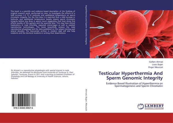 Обложка книги Testicular Hyperthermia And Sperm Genomic Integrity, Gulfam Ahmad,Louis Bujan and Roger Mieusset