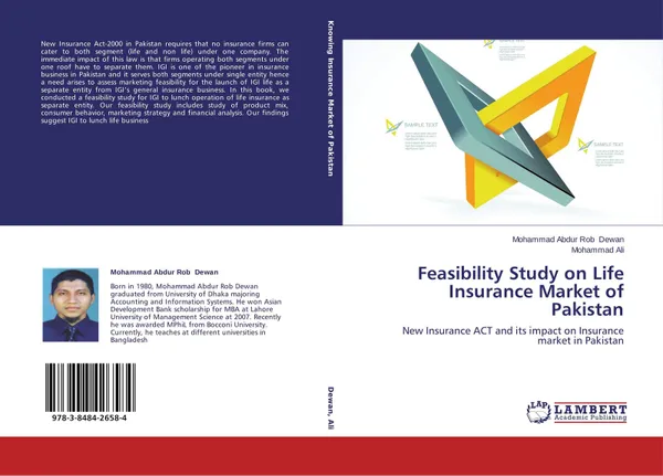 Обложка книги Feasibility Study on Life Insurance Market of Pakistan, Mohammad Abdur Rob Dewan and Mohammad Ali