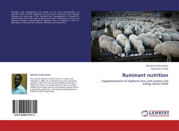 Обложка книги Ruminant nutrition, Michael Yirdaw Berhe and Yayneshet Tesfay