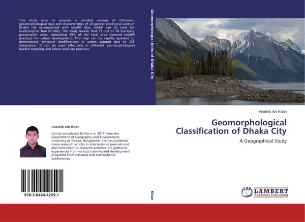 Обложка книги Geomorphological Classification of Dhaka City, Anamik Ani Khan