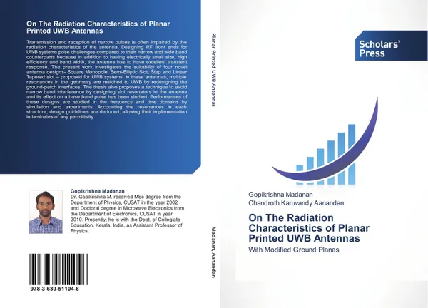 Обложка книги On The Radiation Characteristics of Planar Printed UWB Antennas, Gopikrishna Madanan and Chandroth Karuvandy Aanandan