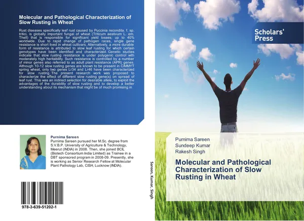 Обложка книги Molecular and Pathological Characterization of Slow Rusting in Wheat, Purnima Sareen,Sundeep Kumar and Rakesh Singh