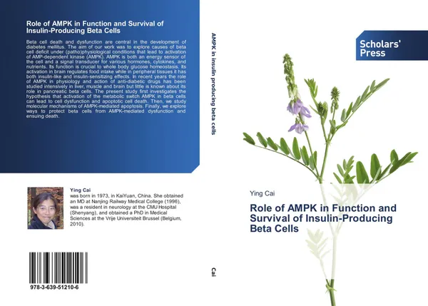 Обложка книги Role of AMPK in Function and Survival of Insulin-Producing Beta Cells, Ying Cai