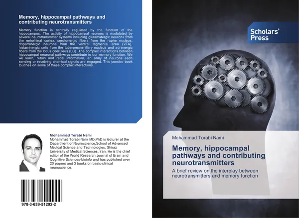 Обложка книги Memory, hippocampal pathways and contributing neurotransmitters, Mohammad Torabi Nami