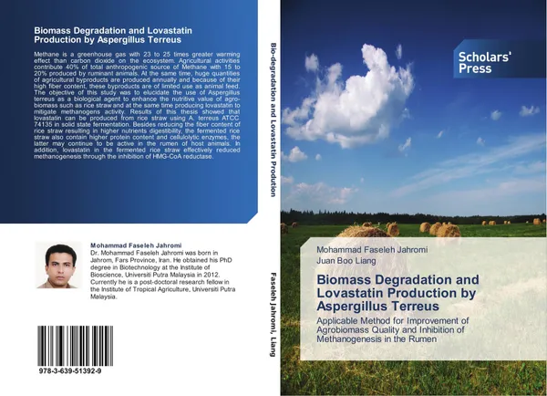 Обложка книги Biomass Degradation and Lovastatin Production by Aspergillus Terreus, Mohammad Faseleh Jahromi and Juan Boo Liang