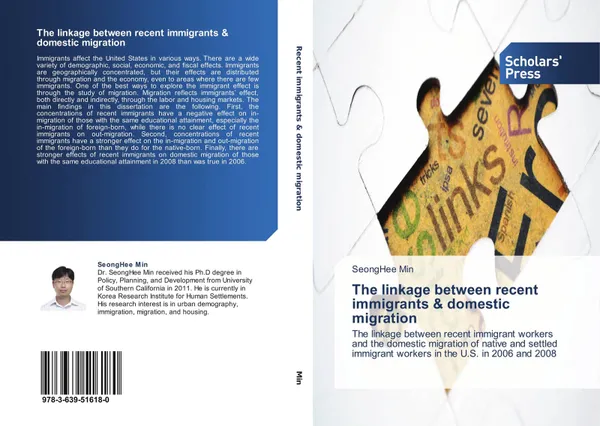 Обложка книги The linkage between recent immigrants & domestic migration, SeongHee Min