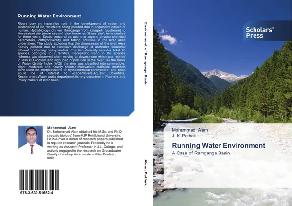 Обложка книги Running Water Environment, Mohammad Alam and J. K. Pathak