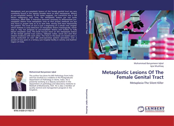 Обложка книги Metaplastic Lesions Of The Female Genital Tract, Mohammad Banyameen Iqbal and Iqra Mushtaq