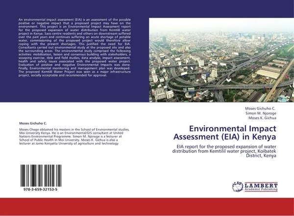 Обложка книги Environmental Impact Assessment (EIA) in Kenya, Moses Gichuho C.,Simon M. Njoroge and Moses K. Gichua