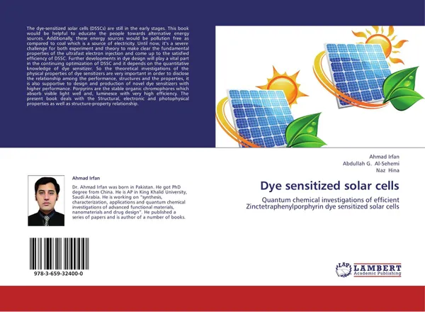 Обложка книги Dye sensitized solar cells, Ahmad Irfan,Abdullah G. Al-Sehemi and Naz Hina