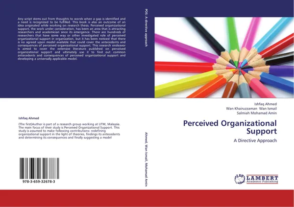 Обложка книги Perceived Organizational Support, Ishfaq Ahmed,Wan Khairuzzaman Wan Ismail and Salmiah Mohamad Amin