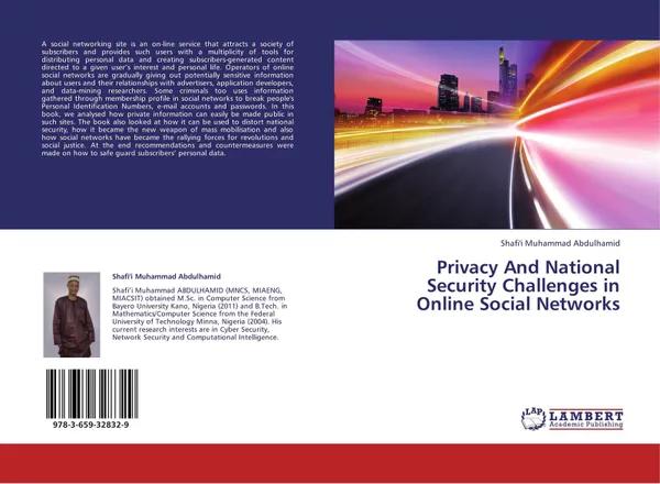 Обложка книги Privacy And National Security Challenges in Online Social Networks, Shafi'i Muhammad Abdulhamid