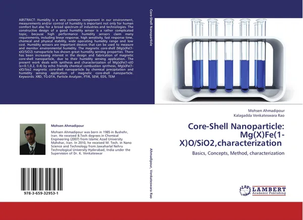 Обложка книги Core-Shell Nanoparticle: Mg(X)Fe(1-X)O/SiO2,characterization, Mohsen Ahmadipour and Kalagadda Venkateswara Rao