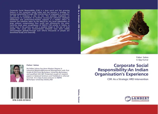 Обложка книги Corporate Social Responsibility:An Indian Organisation's Experience, Pallavi Sahoo and S.Vijay Kumar