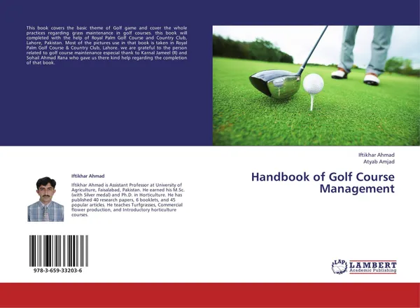 Обложка книги Handbook of Golf Course Management, Iftikhar Ahmad and Atyab Amjad