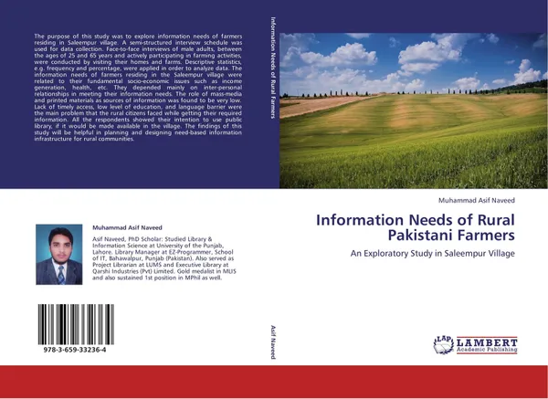 Обложка книги Information Needs of Rural Pakistani Farmers, Muhammad Asif Naveed