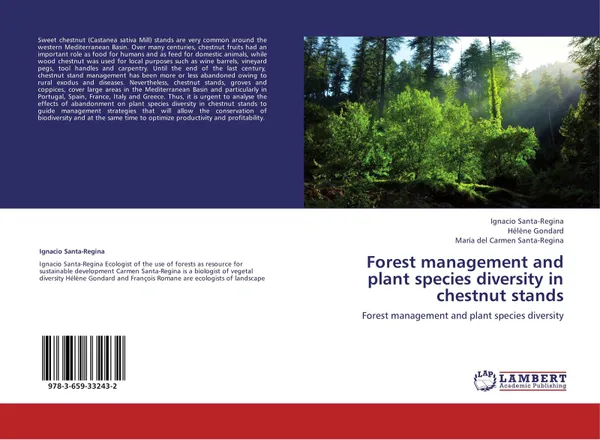Обложка книги Forest management and plant species diversity in chestnut stands, Ignacio Santa-Regina,Hélène Gondard and María del Carmen Santa-Regina