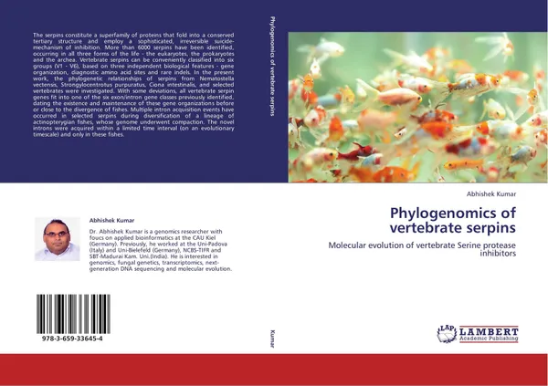 Обложка книги Phylogenomics of vertebrate serpins, ABHISHEK KUMAR