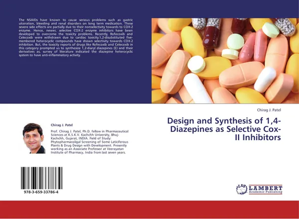 Обложка книги Design and Synthesis of 1,4-Diazepines as Selective Cox-II Inhibitors, Chirag J. Patel